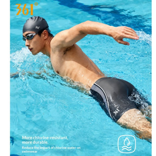 ชุดว่ายน้ำสำหรับผู้ชาย เทคโนโลจีการบีบอัดทนคลอรีน ใช้งานได้ท…