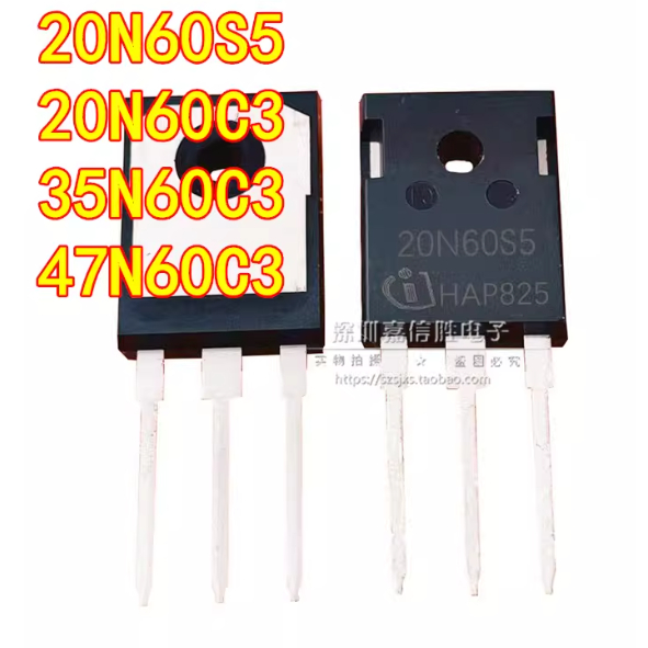 5PCS* ยี่ห้อใหม่ SPW 20N60S5, 20N60C3, 24N60C3, 35N60C3, 47N60C3 MOSFETs