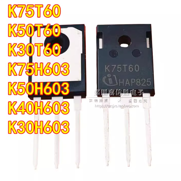 5 ชิ้น* ยี่ห้อใหม่ K30T60K50T60K75T60K75H60340H60K50H603 IGBT