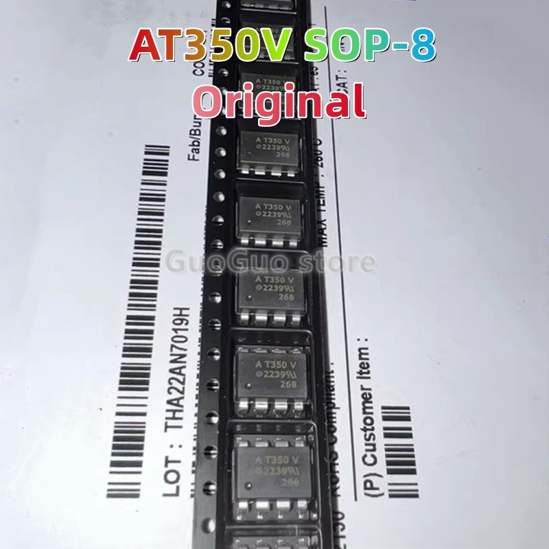 5pcs Original AT350V SOP-8 ACPL-T350 SOP8 SMD Logic เอาต์พุต Optocoupler ชิป IC ใหม่ของแท้