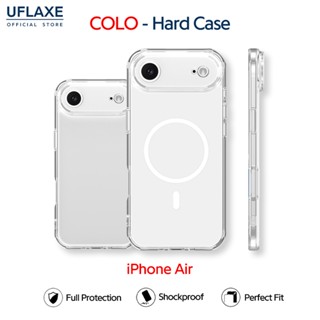 UFLAXE COLO - เคส Apple iPhone Air - เคสแข็งใสกันเหลือง เคสโ…