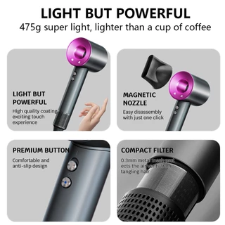 Dr.Flash High-Speed Hair Dryer ไดร์เป่าผมความเร็วสูง 120000 รอบ/นาที ไดร์เป่าผม 3600W