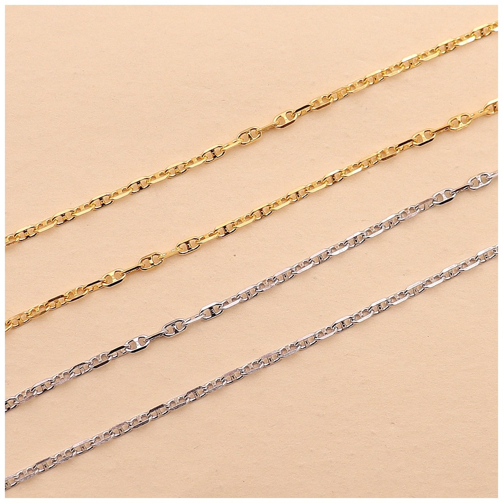 สร้อยคอเงินSterling 925 แบบโซ่บาง ขนาด16-24" ประทับตรามีสไตล์เรียบหรู เป็นของขวัญที่perfect