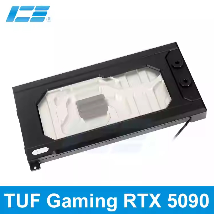 IceMan Cooler New Glass Series RTX 5090 / 5090D Water Block สําหรับ ROG Strix (Night Devil) รุ่น TUF