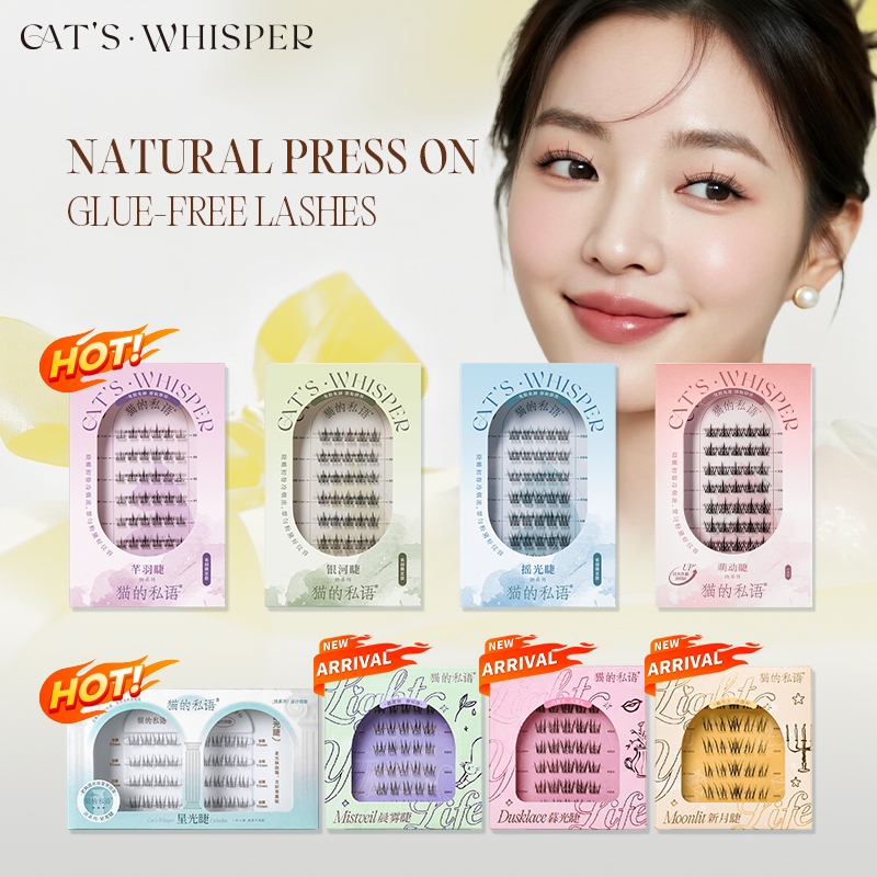 Top Qualityขนตาปลอมแบบมีกาวในตัวไม่มีกาวต้องการ Soft Lashes All Day Wear สวมใส่ง่าย