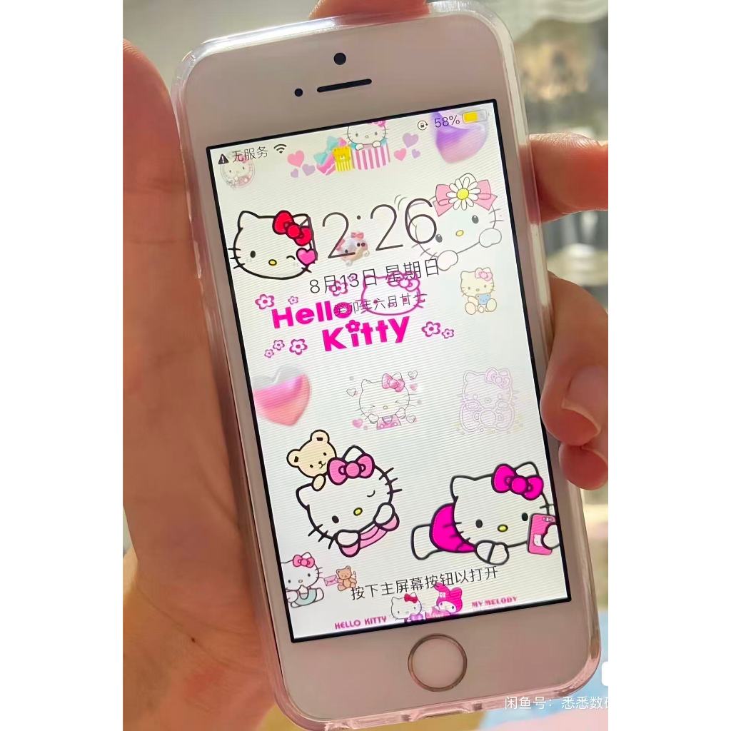 Phone4/4S/5/5S/6 8GB/16GB/32GB ปลดล็อคต้นฉบับโทรศัพท์มือถือ 4G มือสอง 95New