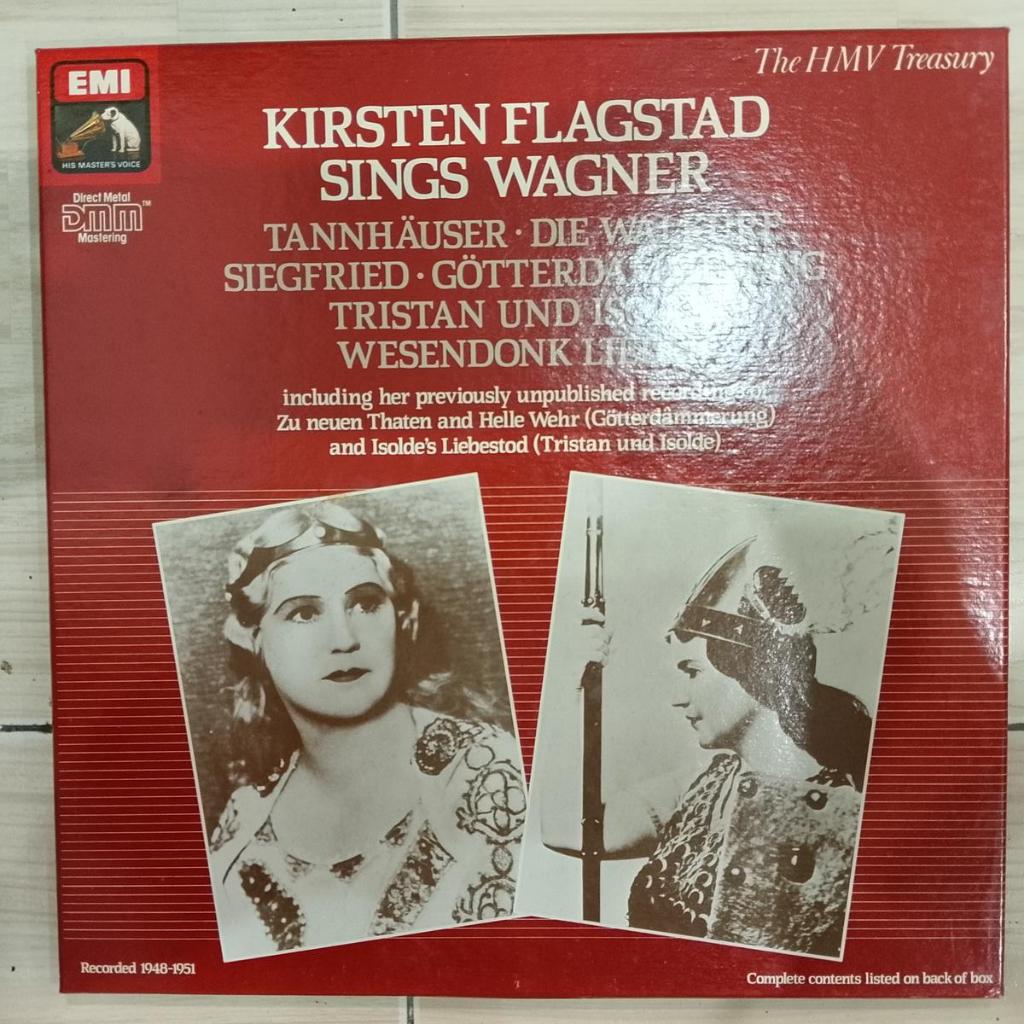 Kirsten Flagstad, Wagner Kirsten Flagstad Sings Wagner Tannhauser Valkyrie EMI VINYL 3LP