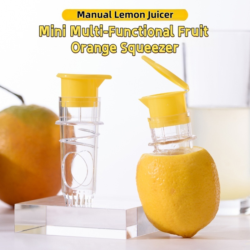 Manual Lemon Juicer Mini Multi-Functional Fruit Squeezer Filterable Citrus Press สําหรับส้มและมะนาว