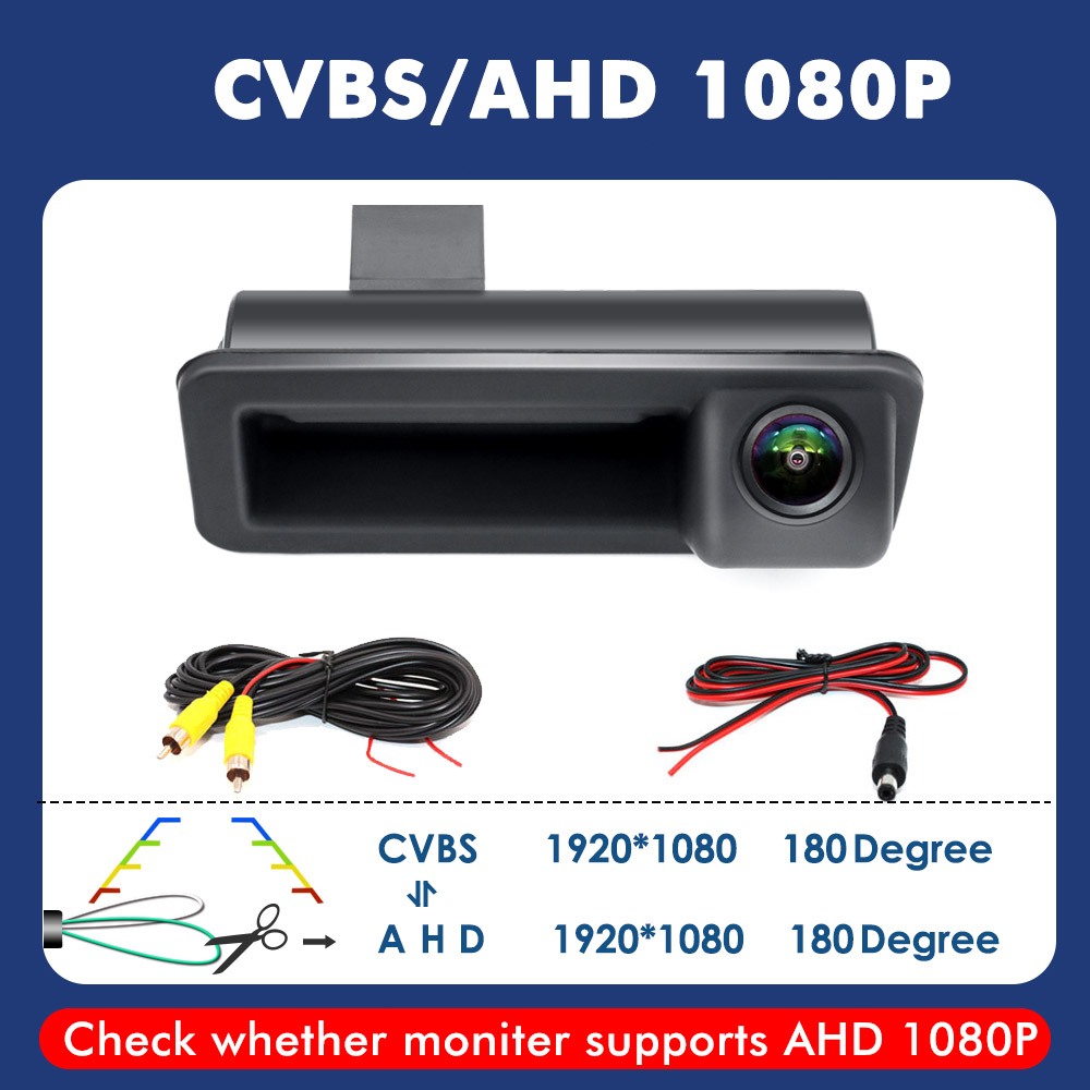 AHD 1080P 170° กล้องมองหลังรถยนต์สําหรับ Ford Focus 2 MK2 Mondeo MK4 S-Max C-Max Kuga MK1 Fiesta MK7