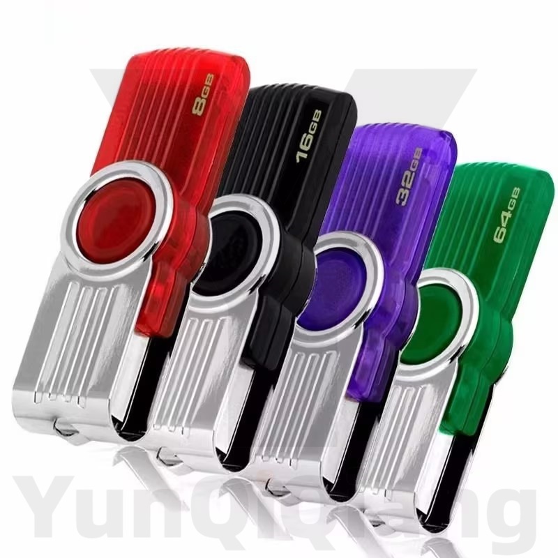 Kingston DT101 แฟลชไดรฟ์โลหะแฟลชไดรฟ์ความเร็วสูง USB 2.0 แฟลชไดรฟ์ 1GB 2GB 4GB 8GB 16GB 32GB 64GB 12