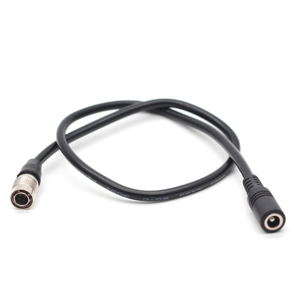 สายไฟ DC 5.5x2.5 มม.หญิง Hirose 4Pin สําหรับอุปกรณ์เสียง 688, ซูม f8/f4