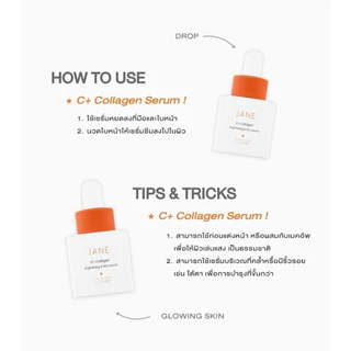 【Buy 3 Get Free1】Jane Beauty Cleansing Stick 20g+C+Collagen Serum 15ml -ช่วยกระชับรูขุมขน ควบคุมความมัน