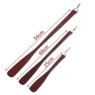 WEMB แตรรองเท้าไม้ยืดหยุ่นด้ามยาว Shoehorn อุปกรณ์ยกรองเท้าที่มีประโยชน์ ใหม่