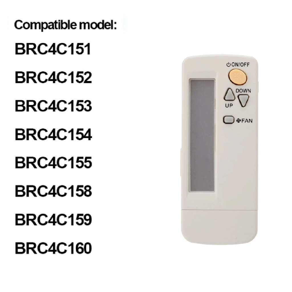 สําหรับ DAIKIN เครื่องปรับอากาศรีโมทคอนโทรล BRC4C151 BRC4C152 BRC4C153 BRC4C155 BRC4C158 BRC4C159 BR