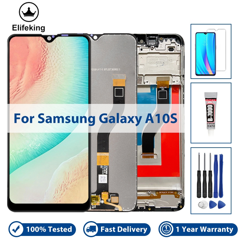 6.2 "สําหรับ Samsung Galaxy A10s A107F SM-A107M/DS จอแสดงผล Touch Screen Digitizer Assembly กรอบเปลี