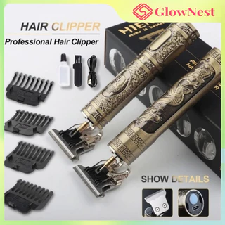 【ส่งด่วนทันใจ】GlowNest ปัตตาเลี่ยนตัดผมหลายแบบ USB ปัตตาเลี่ยนตัดผมผู้ชาย ปัตตาเลี่ยนแบบชาร์จได้ทั้งเด็กและผู้ใหญ่