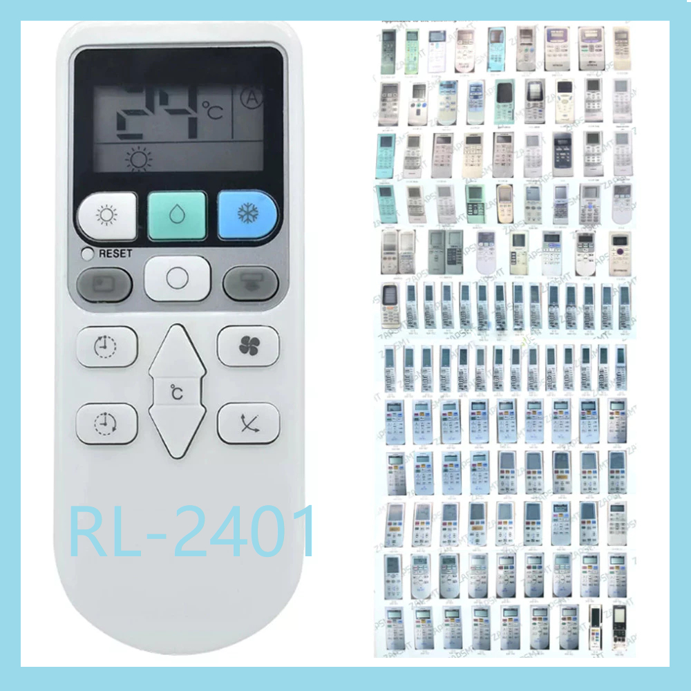 ใหม่ RL-2401 Universal สําหรับ Hitachi เครื่องปรับอากาศ Remote G646G RAR-5F1 RAR-2P2 RAR-3U4มีใบกําก