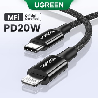 Ugreen สายชาร์จ MFi Certified PD Fast Charging Phone Charger…