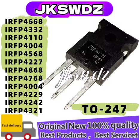 5PCS 100% ใหม่ IRFP4868 IRFP4768 IRFP4227 IRFP4110 IRFP4568 IRFP4668 IRFP4332 IRFP4229 IRFP4321 IRFP