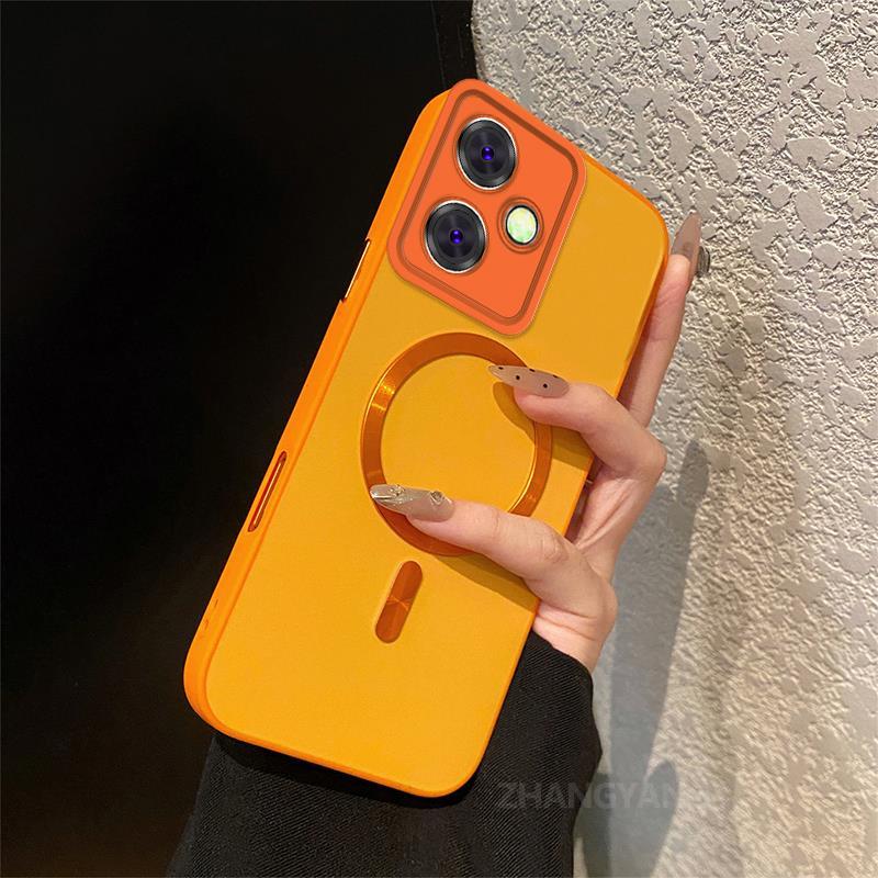 เคสสําหรับ OPPO A5 Pro 5G ขั้นสูงซิลิโคนสีคู่ anti drop ผิวรู้สึกเคสโทรศัพท์ความงามโลหะแหวนแม่เหล็กออกแบบใหม่