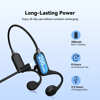 【จัดส่งในท้องถิ่น】Retekess TT042 Bone Conduction เครื่องช่วยฟังผู้สูงอายุ แบบเปิดหู ใส่ง่าย เสียงทีวีชัด ปรับเสียงง่าย