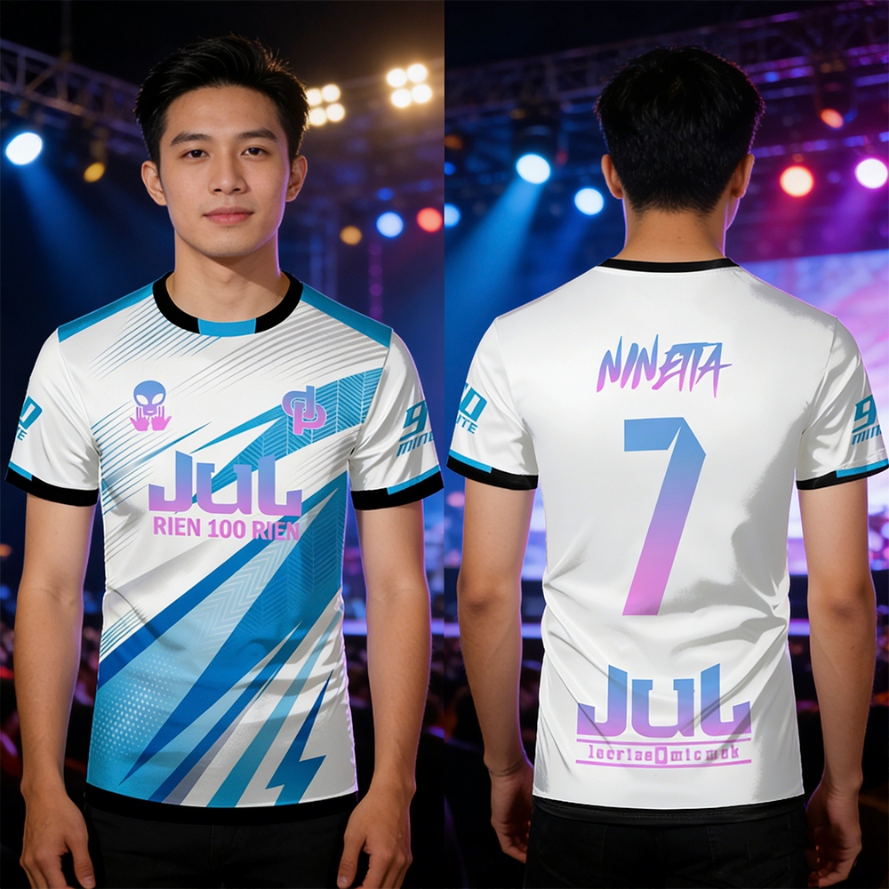 Jul Collaboration Jersey เสื้อยืด MM10 Series NINETTA 7 Jersey Unisex เหมาะสําหรับประสิทธิภาพการแปลแ