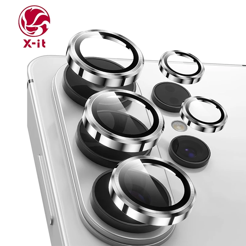 X-IT ตัวป้องกันเลนส์กล้องสําหรับ Samsung Galaxy S26 S25 S24 S23 S22 Ultra Plus, แหวนโลหะส่วนบุคคลกระจกนิรภัยฝาครอบกล้องอุปกรณ์เสริม, ป้องกันรอยขีดข่วน
