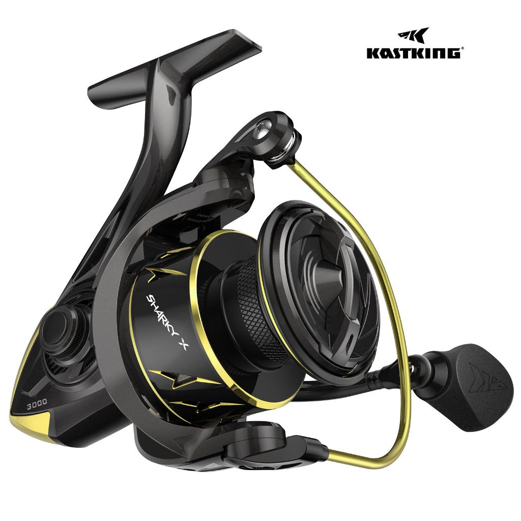 KastKing Sharky X Spinning Reel อัตราทด 6.2:1 วัสดุคาร์บอนไฟเบอร์ แบริ่งสแตนเลส น้ำหนักเบา พร้อมใช้งานได้ทั้งน้ำเค็มและน้ำจืด
