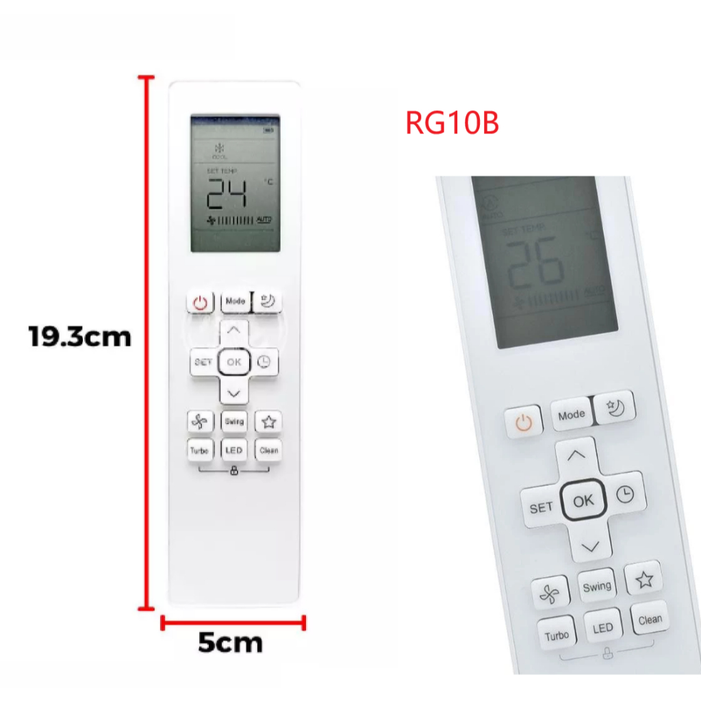 สําหรับ Eminent Air Remote RG10B พร้อมจัดส่งทุกวัน RG10B Eminent Air Remote เข้ากันได้กับรุ่นนี้