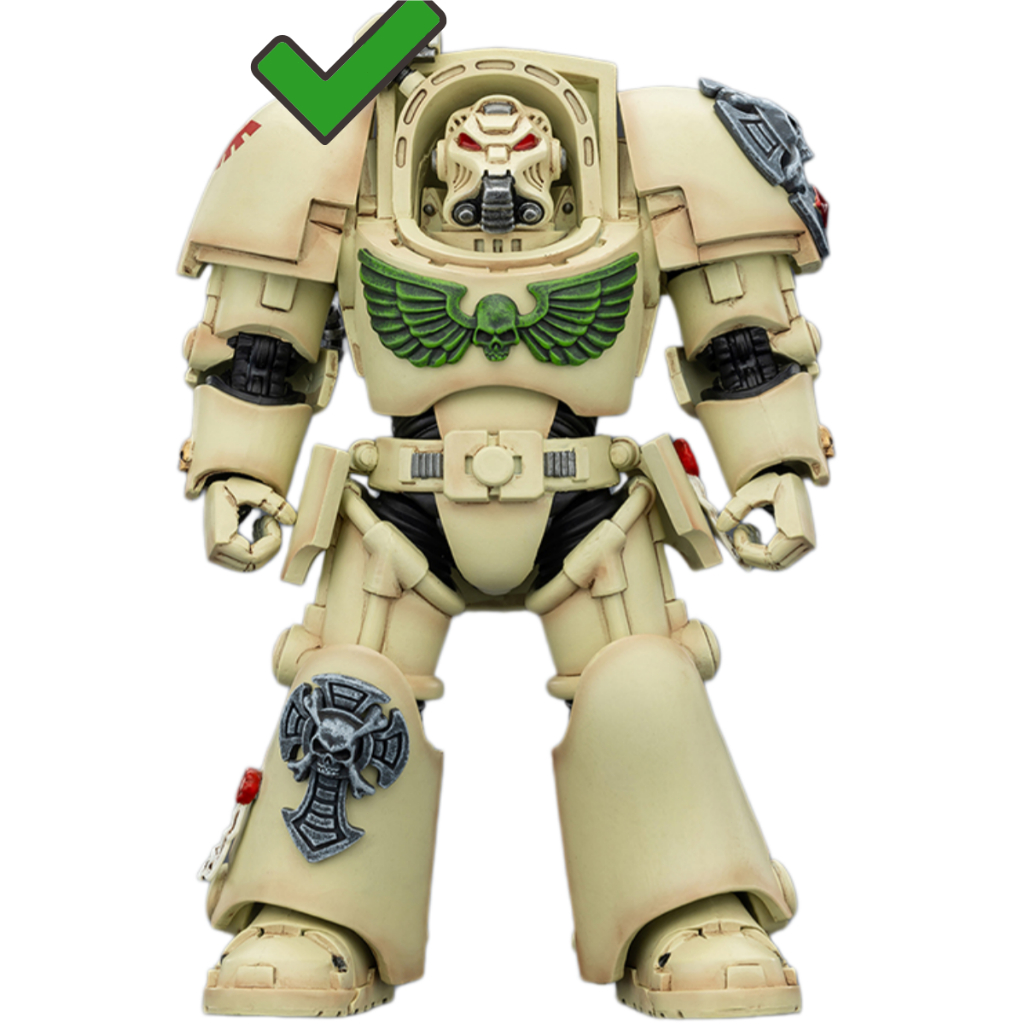 HIPLAY JOYTOY Warhammer 40K 1/18 Dark Angels Deathwing Terminator 1/2/3, JT03127/ JT03134/ JT03141