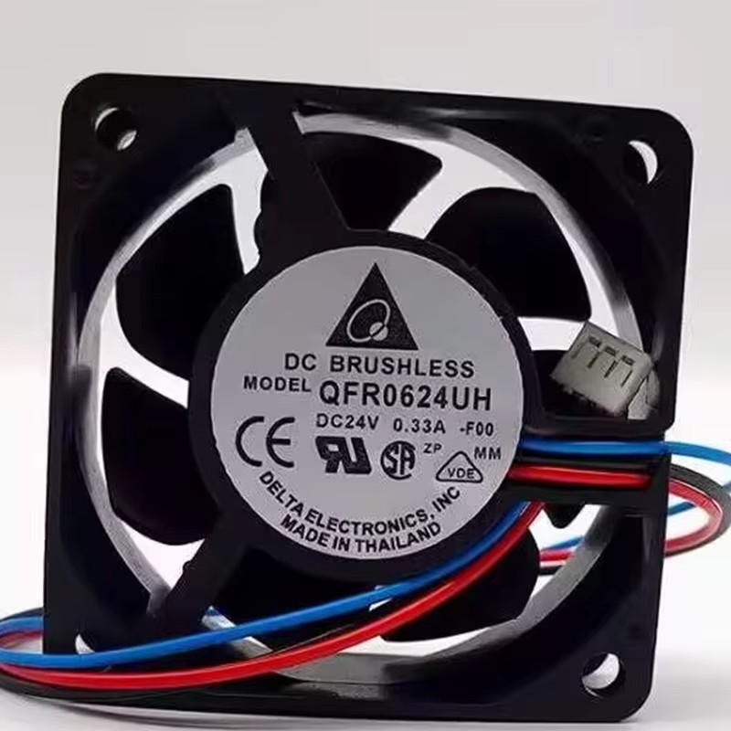 60x60x25mm QFR0624UH 24V 6025 0.26A พัดลมระบายความร้อนอินเวอร์เตอร์