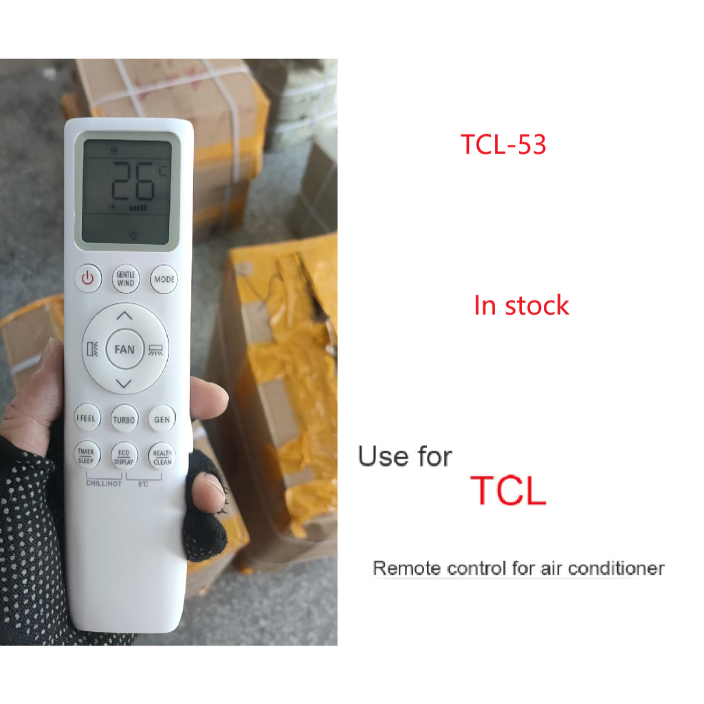 TCL Air Remote โหมดประหยัดพลังงาน (ECO) TCL-53 TCL Air Conditioner Remote รีโมทคอนโทรลใหม่สําหรับ TC