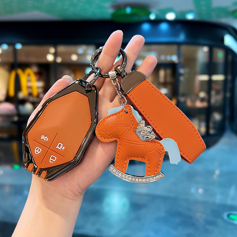 สังกะสีอัลลอยด์สําหรับ Changan DEEPAL S09 S7 S07 G318 SL03 L07 S05 สมาร์ทรีโมทกุญแจป้องกันหัวเข็มขัด