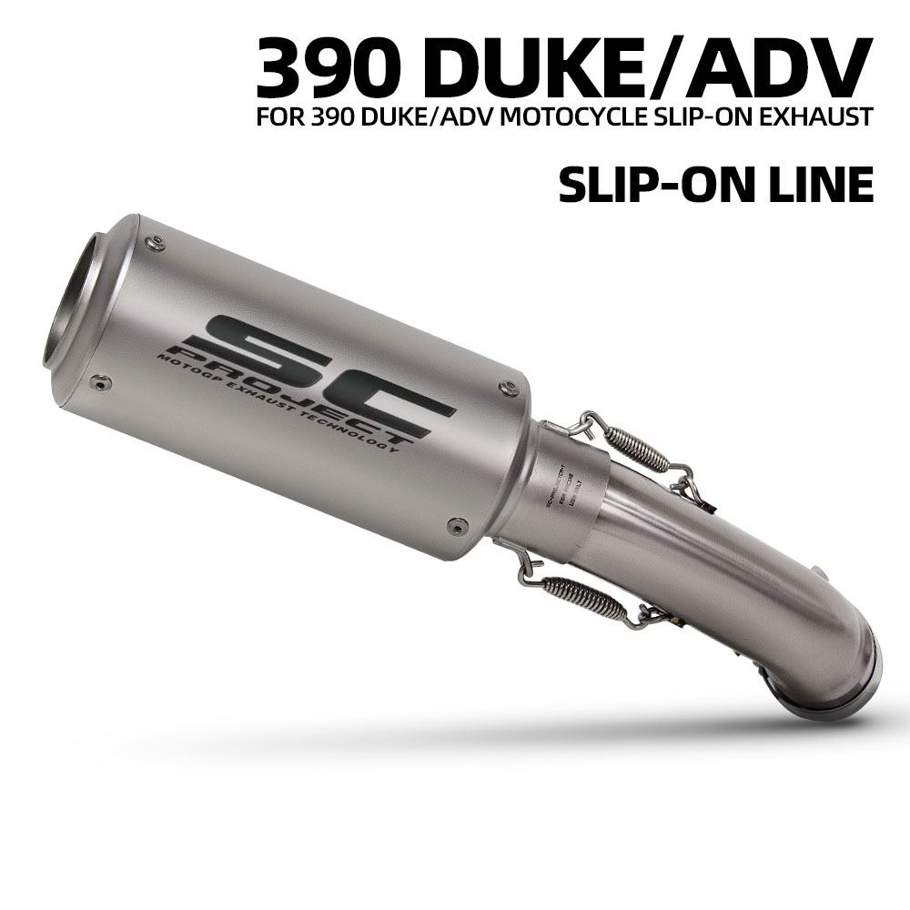 Duke390 ท่อไอเสีย SC โครงการสําหรับ KTM RC390 RC250 390Duke Duke250 2022-2026 390ADV 250ADV