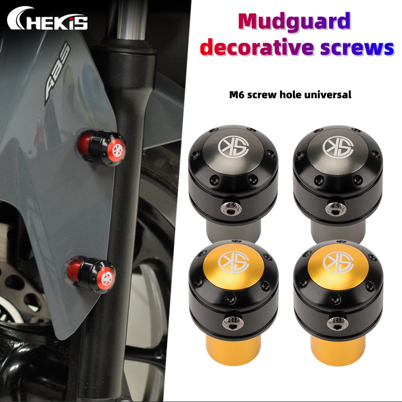 Chekis สําหรับ QJMOTOR AX200S ดัดแปลงบังโคลนหน้าตกแต่งฝาเกลียวอุปกรณ์เสริม AX200 AX 200S