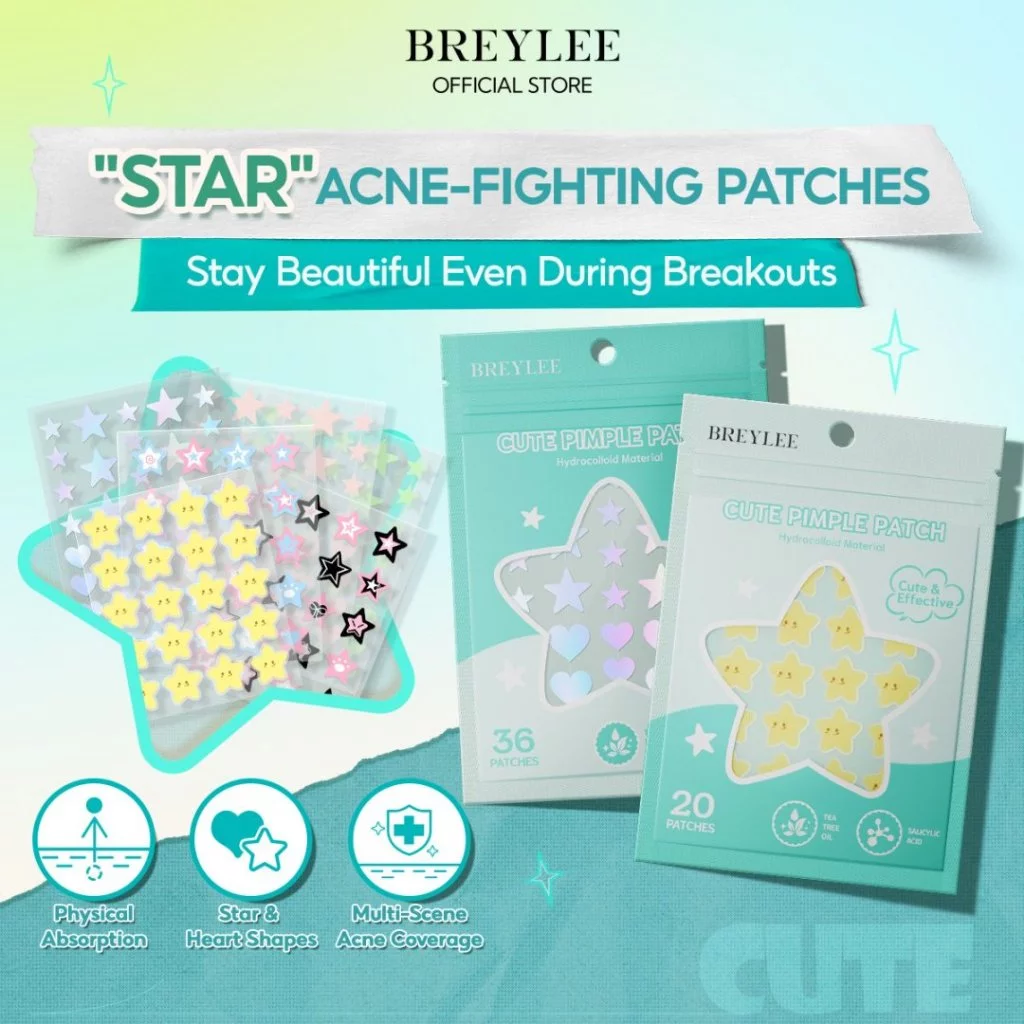 Breylee Tea Tree Oil แผ่นแปะสิวที่มองไม่เห็นกันน้ําสิว Fade Facial Care