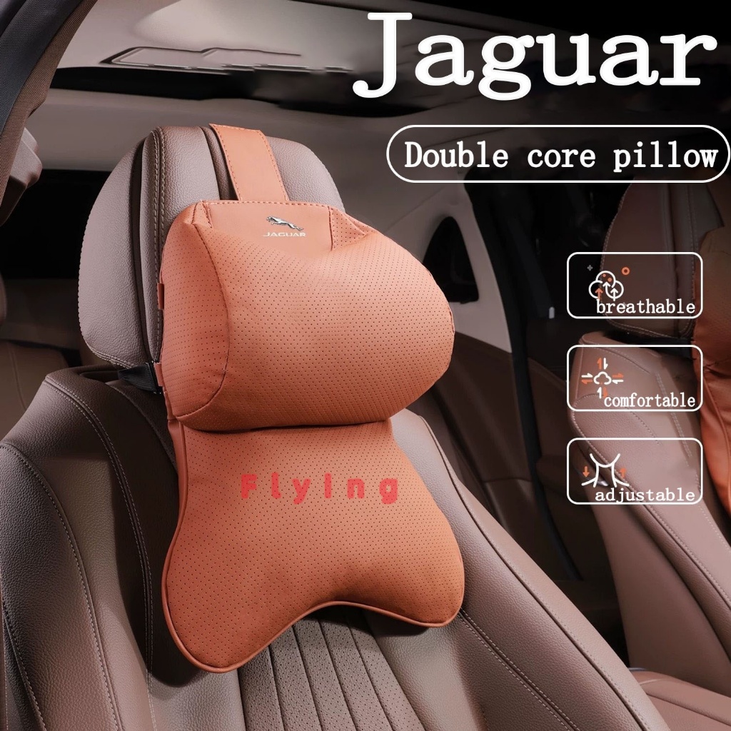 รถ headrest คอป้องกันหมอน double core headrest ขยายกว้างขึ้นสําหรับ Jaguar XF FPACE XJ XE XFL XEL E-