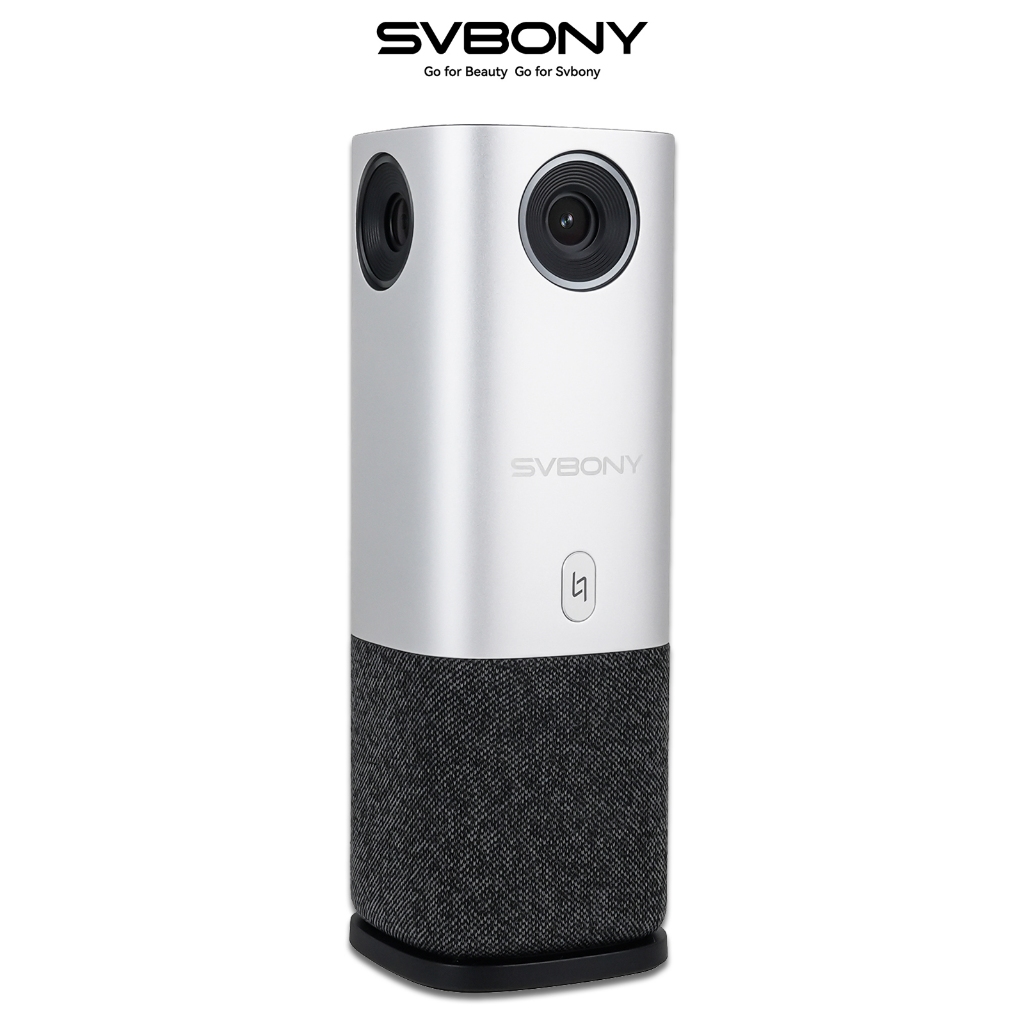 Svbony SVN A1 กล้องประชุม 360° 1080P ไมโครโฟน 4 ตัว ระยะ 5 ม. รองรับ Zoom สำหรับห้องประชุมเล็ก
