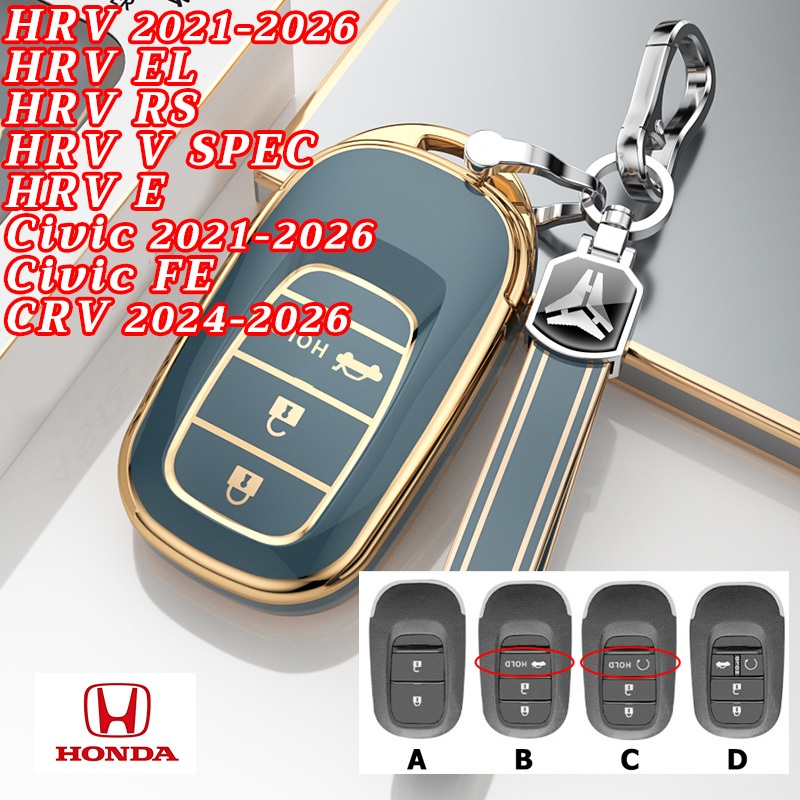 2025 Civic FE New CRV HRV E HONDA 2026 Key remote case HRV RS HRV V SPEC New HRV New Civic HRV EL พว