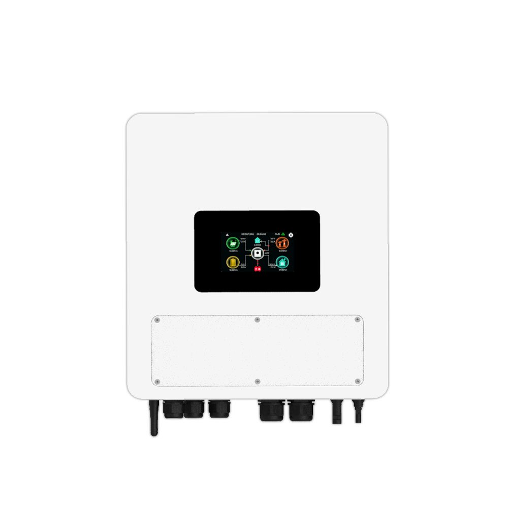 PowMr 3KW/6KW 24V/48V MPPT Solar Hybrid อินเวอร์เตอร์ Pure Sine Wave 230VAC เอาต์พุตในตัว 100A Solar Charge Controller 65V PV เริ่มต้นแรงดันไฟฟ้าสําหรับ Off Grid Home ระบบ