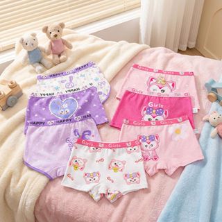 กางเกงในเด็กผู้หญิง ผ้าฝ้ายนุ่ม ระบายอากาศ Lina Bell 2 ชิ้น/…