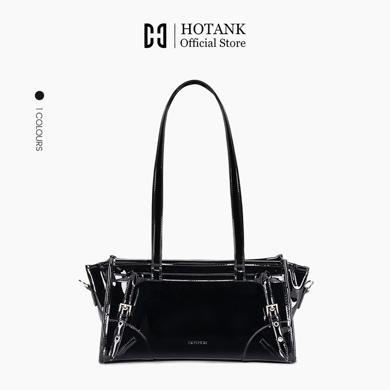 【HOTANK】กระเป๋าสะพายข้างผู้หญิงหนังแล็กเกอร์ สุดหรู เกรดพรีเมียม