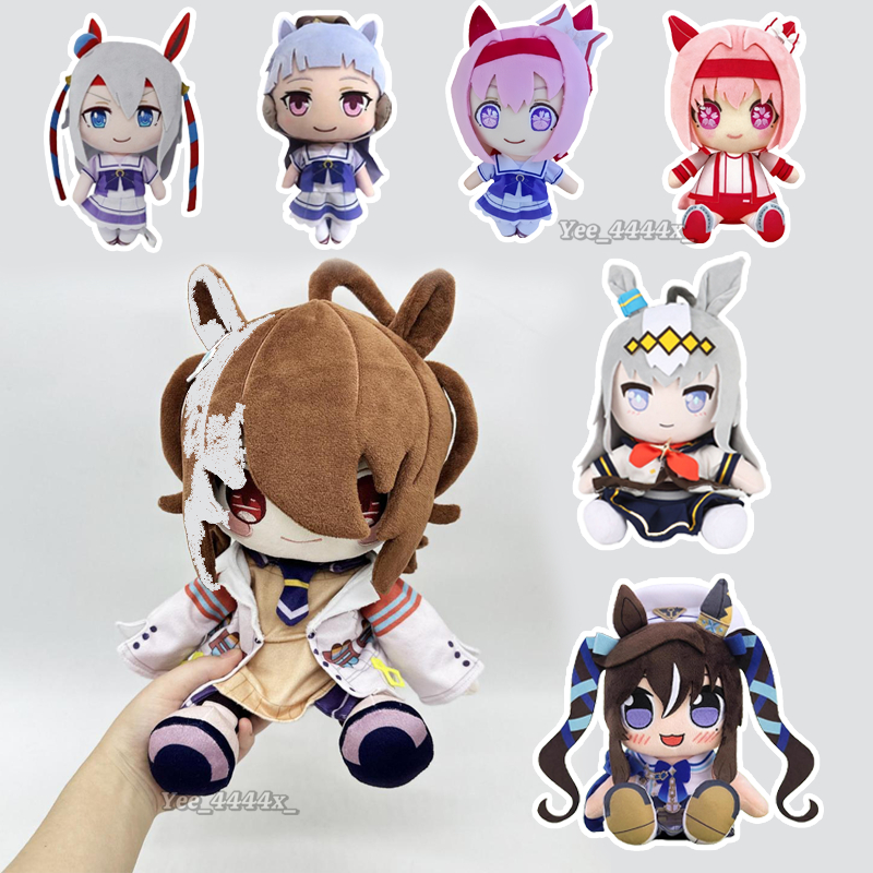 Umamusume Pretty Derby Agnes Tachyon Plush Soft Huggable ตุ๊กตาสําหรับห้องนอนโซฟาตกแต่งรถ chunnimth