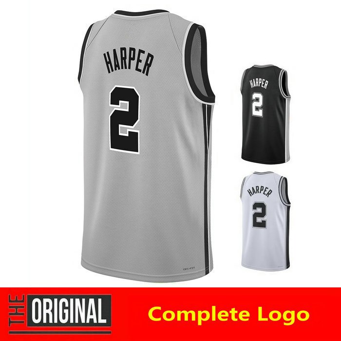 เสื้อบาสเก็ตบอลใหม่ 2 Dylan Harper Jersey