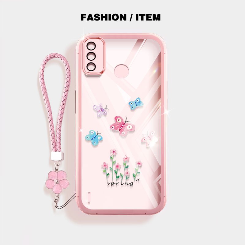 VRQRสําหรับTecno Spark Go 2022 Spark 8C Spark 6 Go KG5k KG5j KE5j KE5k Dopamine Miniผีเสื้อเคสโทรศัพ