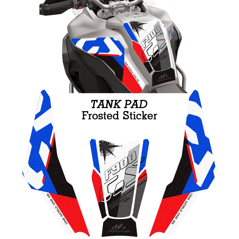 TankPad Frostedสติกเกอร์สําหรับF900 GS F900GSผจญภัยF900GSA GSA900 รถจักรยานยนต์Pad Frosted Protector