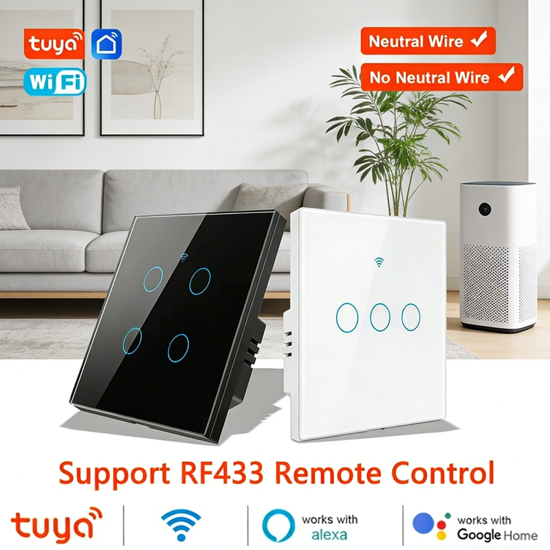 หลอดไฟ LED อัจฉริยะ Tuya WiFi E27 E14 RGBW ปรับแสงได้ ควบคุมด้วยเสียง รองรับ Alexa และ Google Home