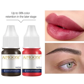 [Aimoosi] เม็ดสีออร์แกนิก สักคิ้ว-ปาก不掉สี แบบติดทน ผ่านการรับรอง FDA สารสกัดจากไม้สัด 99% สําหรับนักสักมืออาชีพ ขายส่งหมึกสักและสีเมคอัพถาวรระดับมืออาชีพ