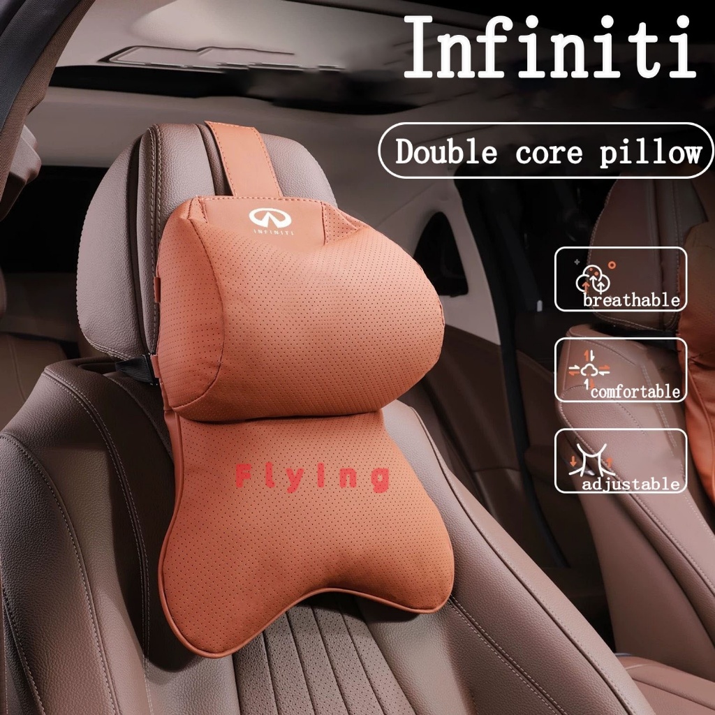 รถ headrest คอป้องกันหมอน double core headrest ขยายกว้างขึ้นสําหรับ Infiniti QX50 QX60 QX70 EX FX JX
