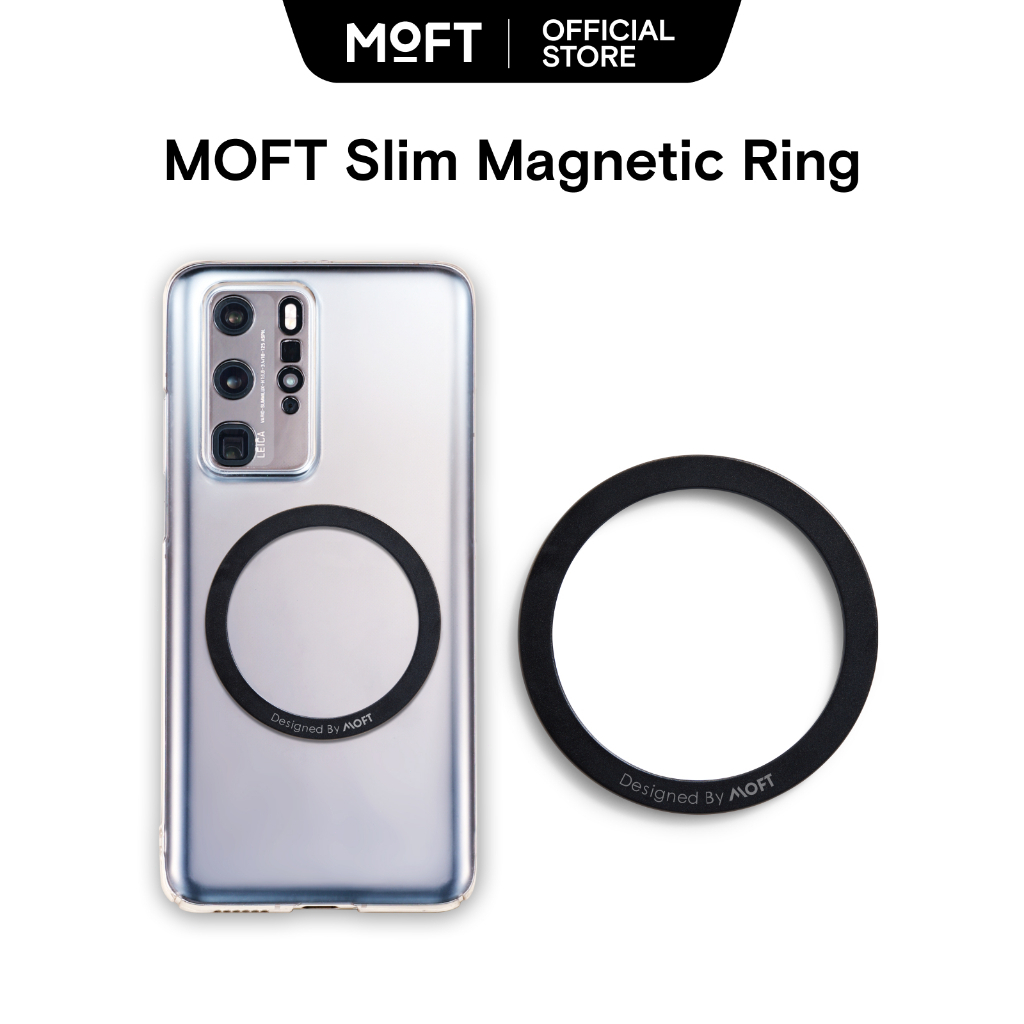 MOFT Slim Magnetic Ring with Strong Magnets for MagSafe Accessories, Universal Compatible with All Smartphones